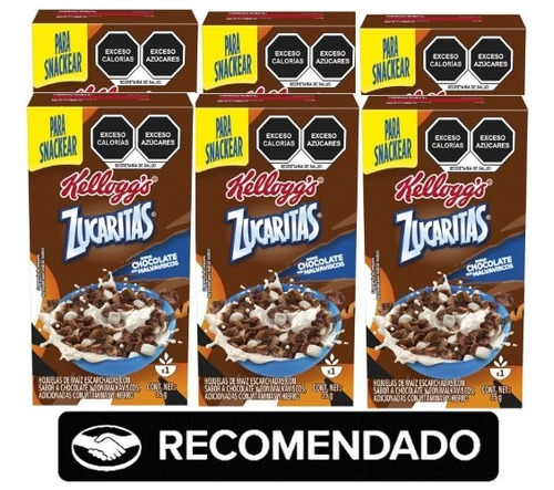 Cereal Kellogg´s Zucaritas Chocolate Malvavisco 6pcs 30g C/u