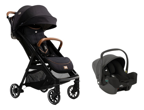 Combo Parcel Eclipse Preto + Bebê Conforto I-snug - Joie
