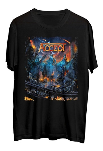 Accept . The Rise Of Chaos . Heavy Metal . Polera . Mucky