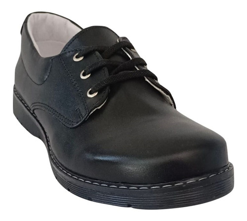 Zapato Casual Mujer Escolar Niña Yuyin 20290 Negro23/26 Piel