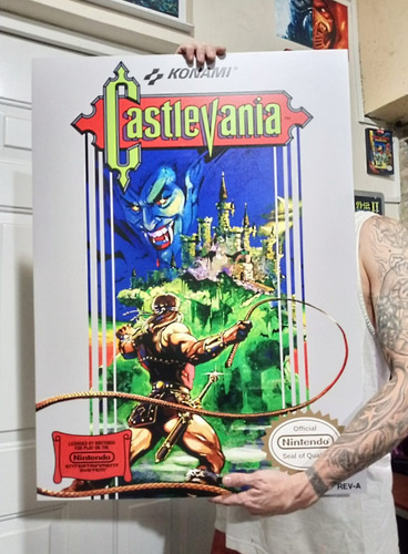 Afiche Castlevania (konami) 60 X 90 Cm
