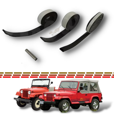 Empaque De Toldo Duro Para Jeep Cj 76 86 Y Yj 87 95