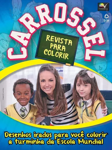  Carrossel: Desenhos Para Colorir: 9788543207797: Online  Editora: Books