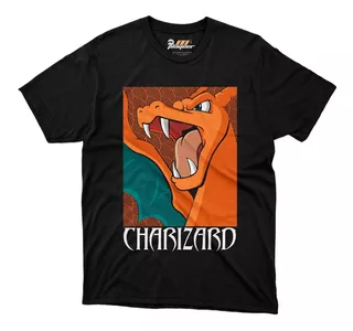 Playera Pokemon Pikachu Ash Nintendo Charizard Poster Charma