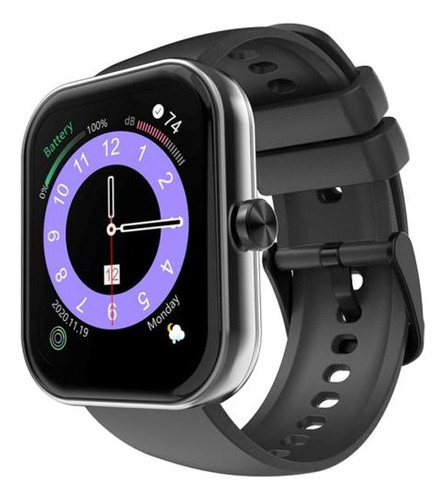 Reloj Smartwatch Hifuture Futurefit Ultra 2 1.85  Color De La Malla Negro