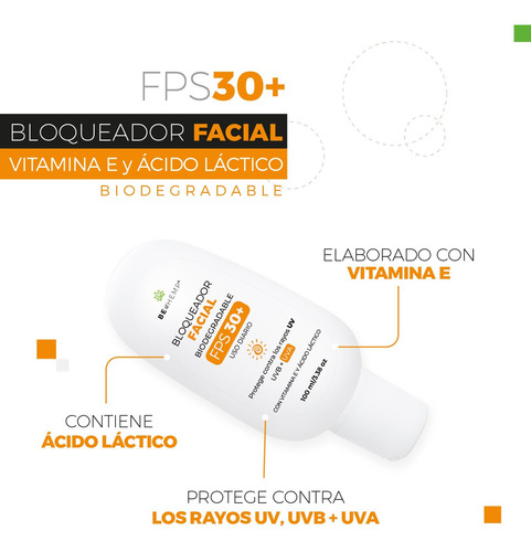 Protector Solar Facial Beohemp Fps 30 Crema 100 Ml