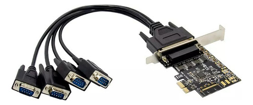 Tarjeta Pci Express 4 Puertos Db9 Rs232 Con Cable Xm-pex-4s