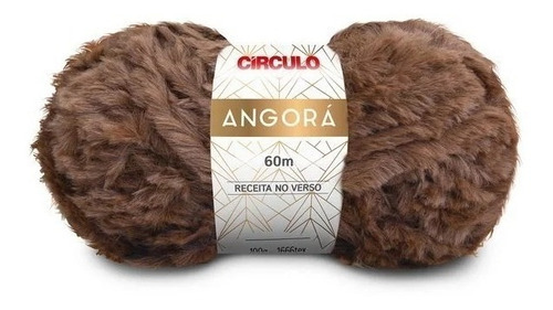 Lã Tricô Crochê Angorá Circulo 60m 100g (1666 Tex