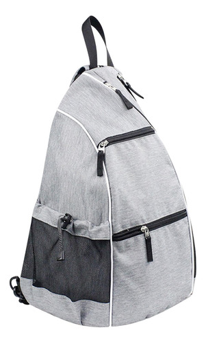 Pickleball Backpack Sling Bag Pickleball Paddle Bag Gris