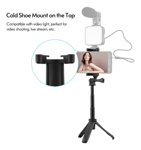 Soporte Para Smartphone Con Secciones Largas Para Trípode Y