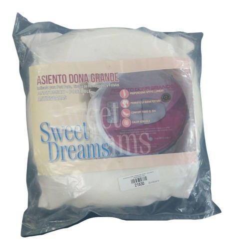 Imagen 3 de 3 de Almohada Sweet Dreams Aro Sacro Postparto Hemorroides 36x9
