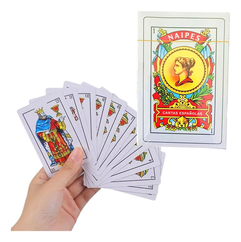 Naipes Mazo De Cartas Españolas Truco Juego Estrategico Liso Varios Español