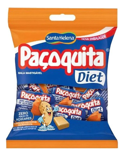 Amendoim Paçoquita Bala Diet bala 50 g