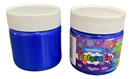 Tempera Azul Marino Pote 250g Tintoretto 0114 Tecnografic