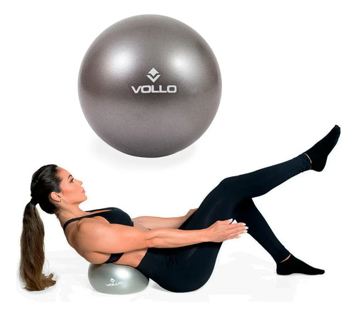 Mini Bola Overball 25cm Yoga Pilates Fisioterapia Funcional Ginástica Reabilitação PVC Vollo
