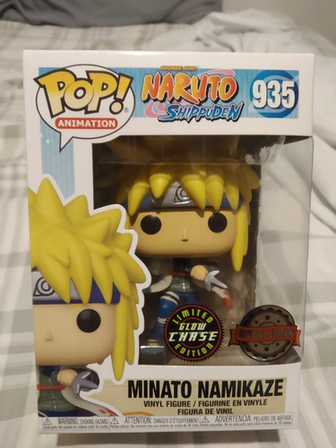 Minato Namikaze Glow Chase Se Naruto Funko Pop Brilla 