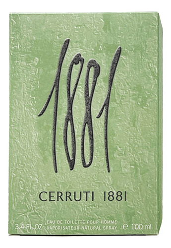 1881 por: Cerruti 3,4 oz Edt, De Los Hombres