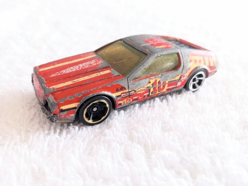 Turismo, Dmc Delorean, Hot Wheels, Malaysia, 1981, Abierto