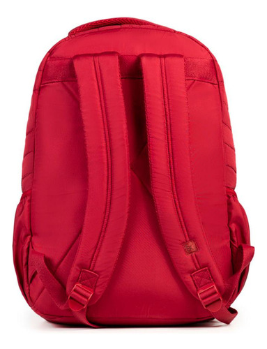 Mochila Escolar Feminina Juvenil Bagaggio cor Vermelho
