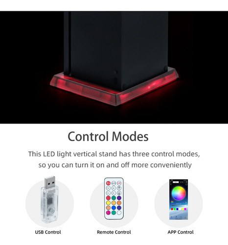 Soporte Base Stand Rgb Control + App Para Xbox Series X | S