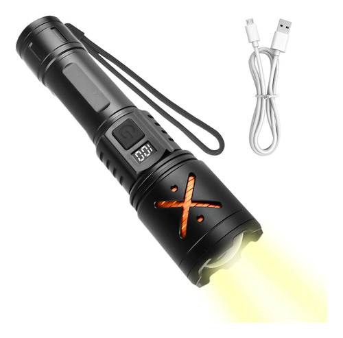 Linterna Led Linterna Digital Para Acampar Impermeable Con P