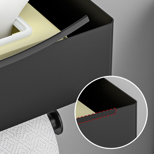 Soporte De Papel Higiénico Con Estante Portarrollos De Papel