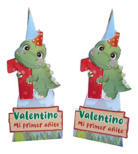Centros De Mesas Y Piramides Dino Bebe Cumpleaños Adorno