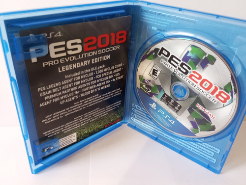 Pes 2018 Juego Playstation 4 Fisico Legendary Edition (Usado)