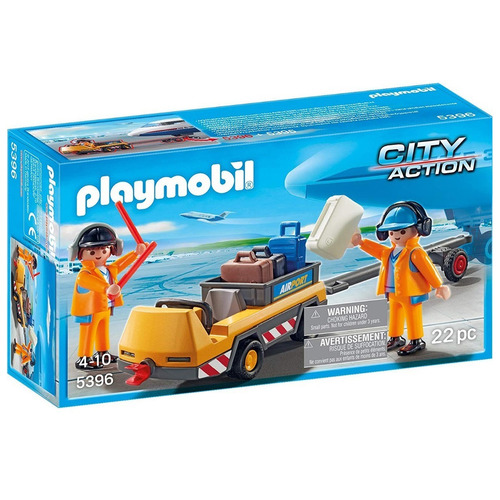 Playmobil 5396 Vehiculo Para Maletas Aeropuerto Accesorios