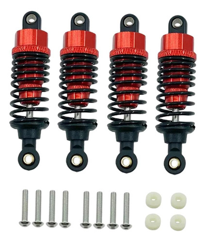 Amortiguadores De Coche Rc Juego De Amortiguadores De Rojo