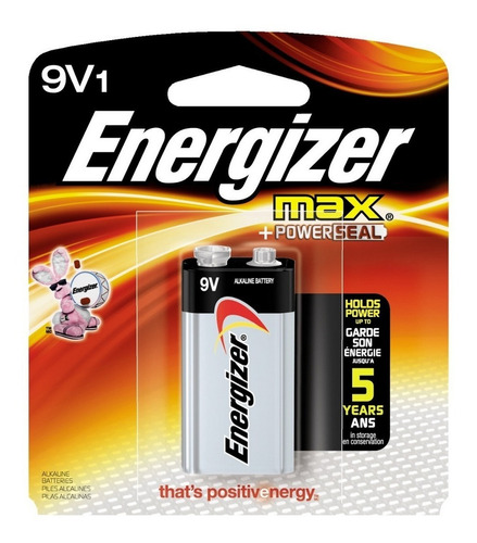 Batería De 9v Energizer Max Alcalina Srj