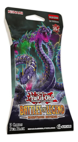 Battles Of Legend Yugioh Tcg Monstruos Revenge Blister Pack 