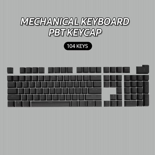 104 Teclas De Moldeo Por Inyección Bicolor Pbt Keycap Set Gy