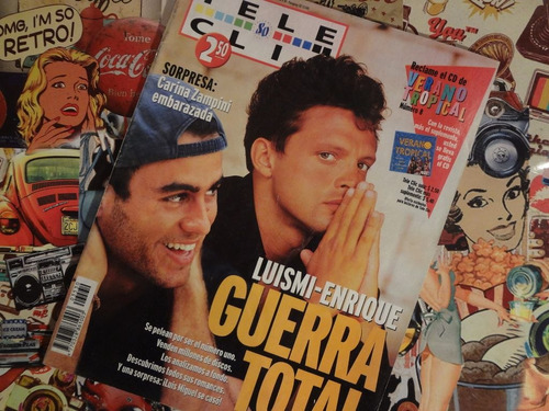 Revista Tele Clic Marzo 1998 Luis Miguel - Enrique Iglesias