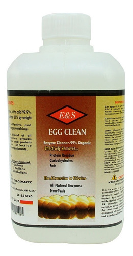 Desinfectante Egg Clean Para Aves Gallos Pollos 250 Ml Uvl 