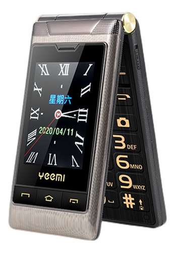 Yeemi G10-c Flip Mobile Con Doble Pantalla Dual Sim 1800mah