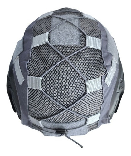 Forro Tactico Para Casco Kevlar O Airsoft Gris