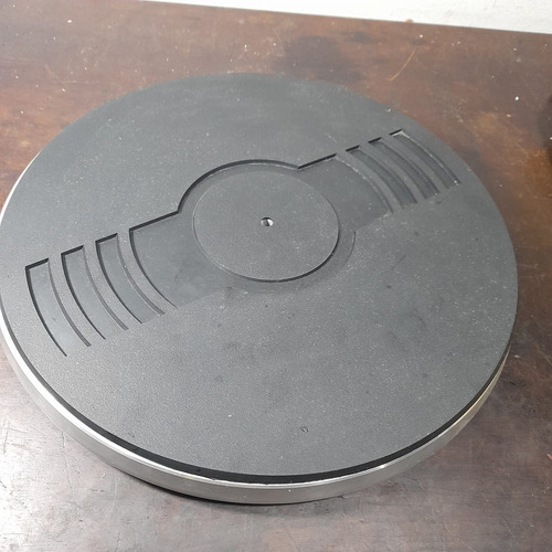 Imagem 3 de 4 de Prato Toca Discos Gradiente B 25 B25 Com A Borracha