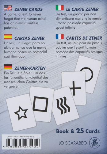 Imagen 2 de 2 de Zener Cards Cards For Extrasensory Perception