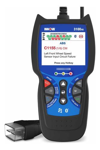 Escáner Obd2 Para Diagnóstico Abs Srs Y Reinicio Luz Aceite