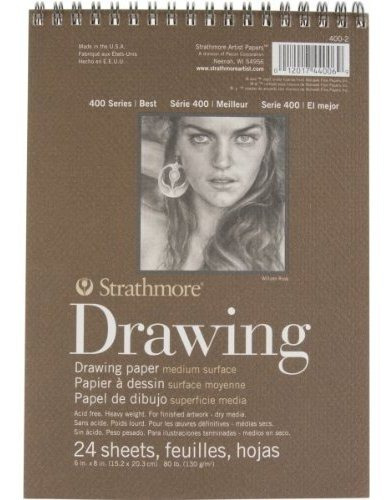 Strathmore 400-4 400 Series - Bloc De Dibujo, Blanco Crudo