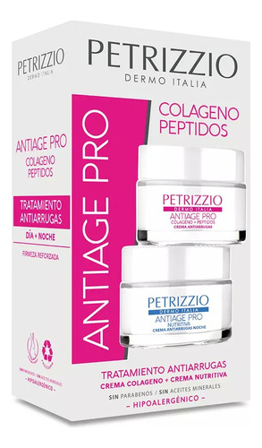 Petrizzio Set De Cremas Antiage Pro Colágeno Peptidos