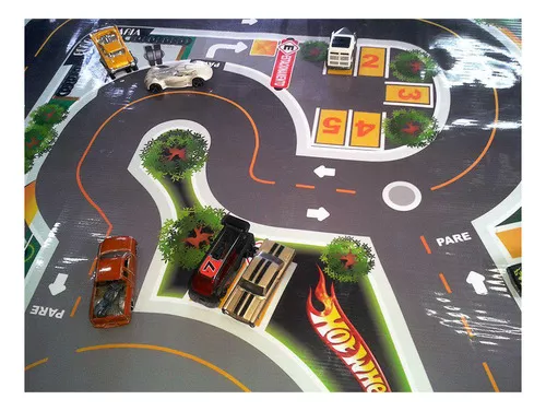 Pista para Brincar com Carrinhos HOTCARS Infantil