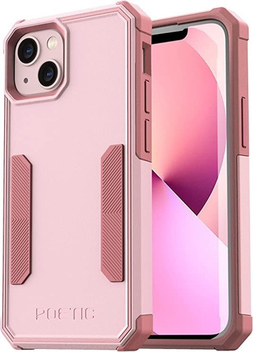 Funda Para Apple iPhone 13 Mini De Color Rosa Y Anti Golpes
