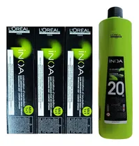Comprar Tintes Inoa Sin Amoníaco- Tonos A Elegir- 3pzas + Peróxido 