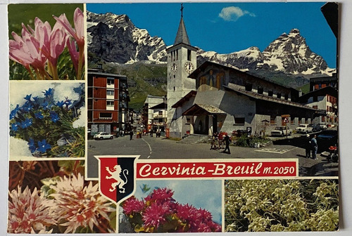 Antigua Postal A Color, Italia, Cervinia Breuil  P0028