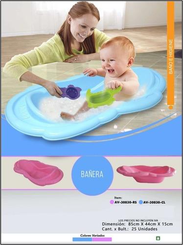 Bañera Para Bebé Varios Colores