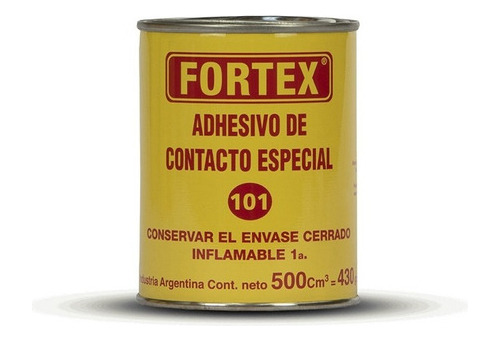 Cemento Adhesivo Contacto Especial C 101 0,5 Kg Fortex Mm