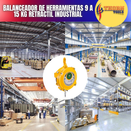 Balanceador De Herramientas 9 A 15 Kg Retráctil Industrial