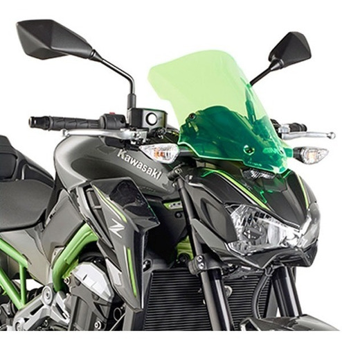 Parabrisas Moto Givi Kawasaki Z900 Lime Green Reflectante